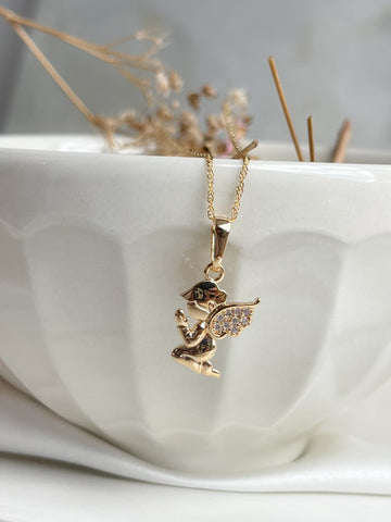 Collar Angelito Oro Laminado