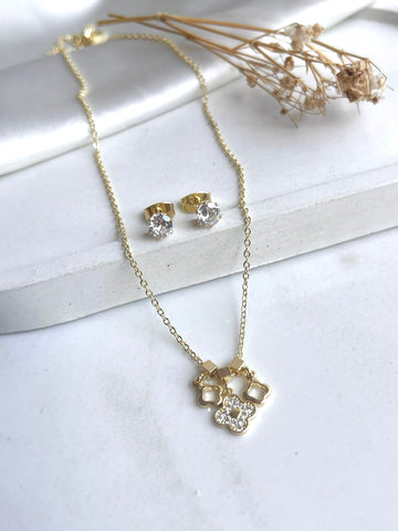 Set Trébol Blanco