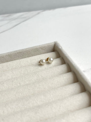 Aretes perlas