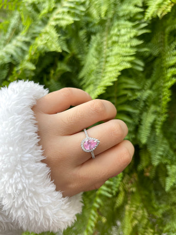 Anillo Gota Rosa