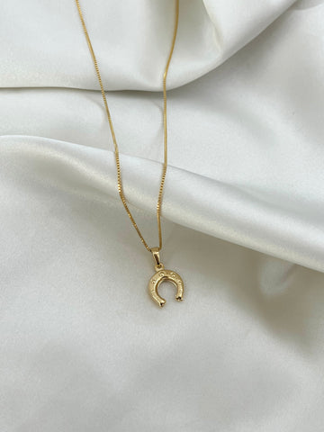 Collar Herradura Oro Laminado