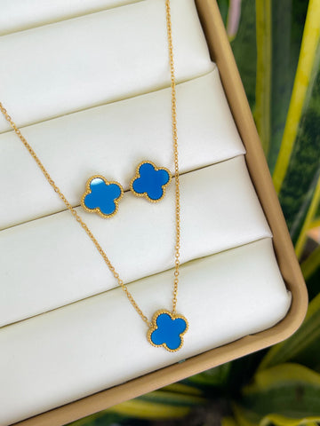 Set Trébol Azul