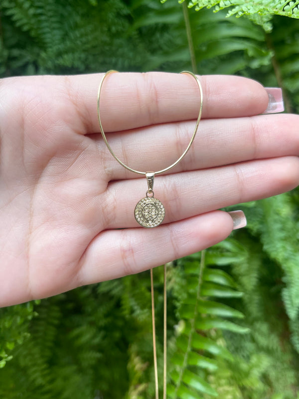 Cadena Cola Ratón + Dije San Benito Diamantado