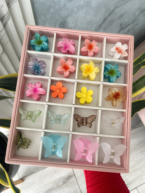 Pinzas Mariposas y Orquídeas