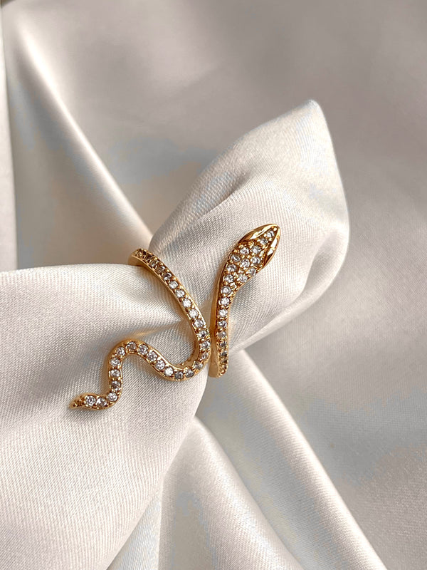 Anillo Serpiente Brillante
