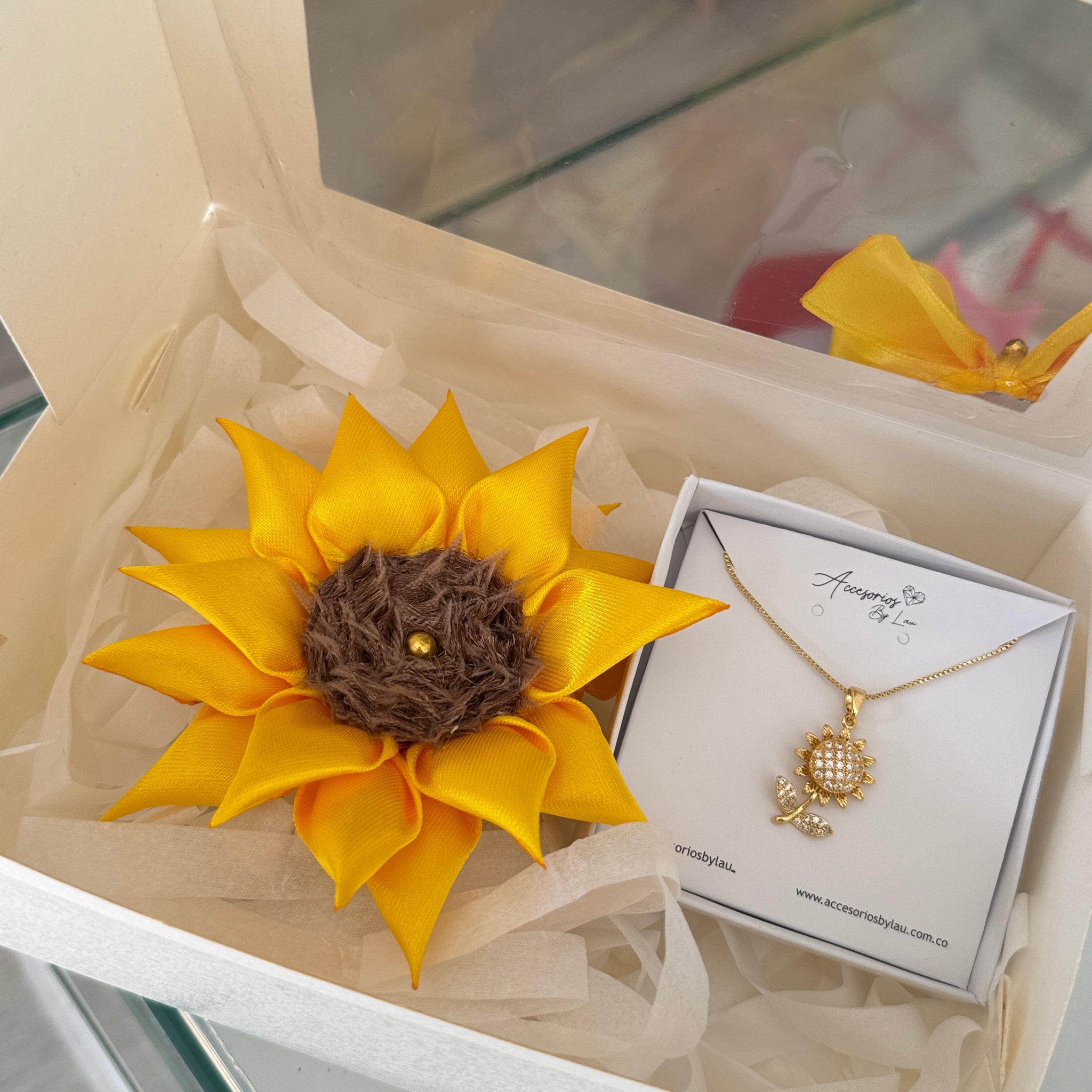 Caja Girasol Eterna