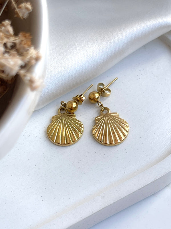 Aretes Conchitas Colgantes