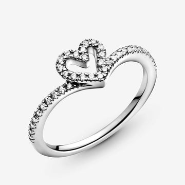 Anillo Corazón entrelazado