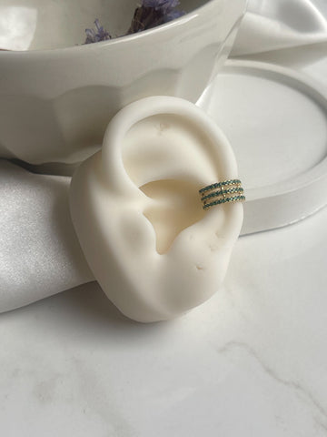 Earcuff Verde Brillante