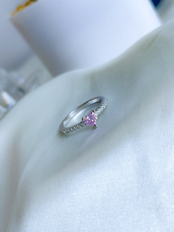 Anillo Corazoncito Rosa
