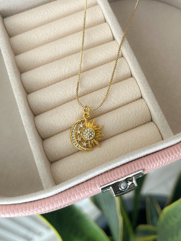 Collar Luna y Sol