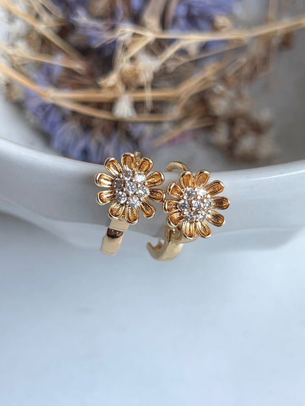 Aretes Girasol