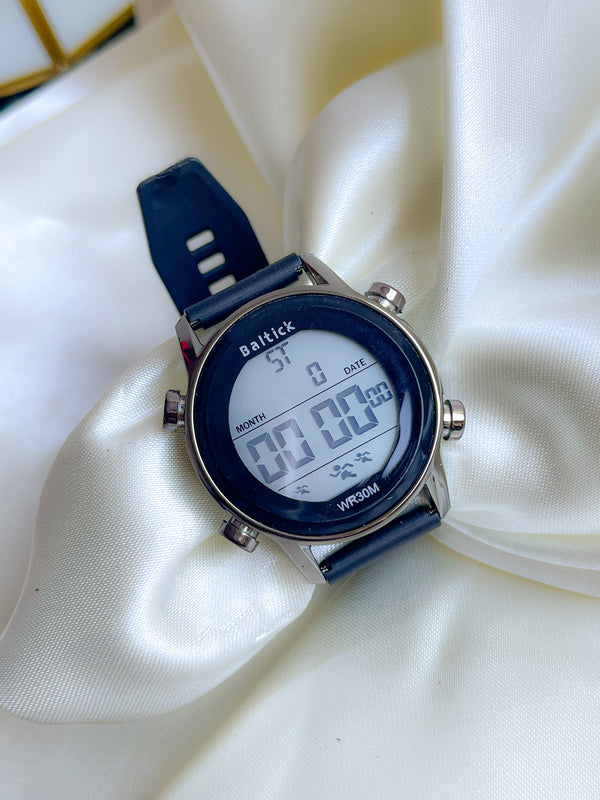 Reloj digital negro