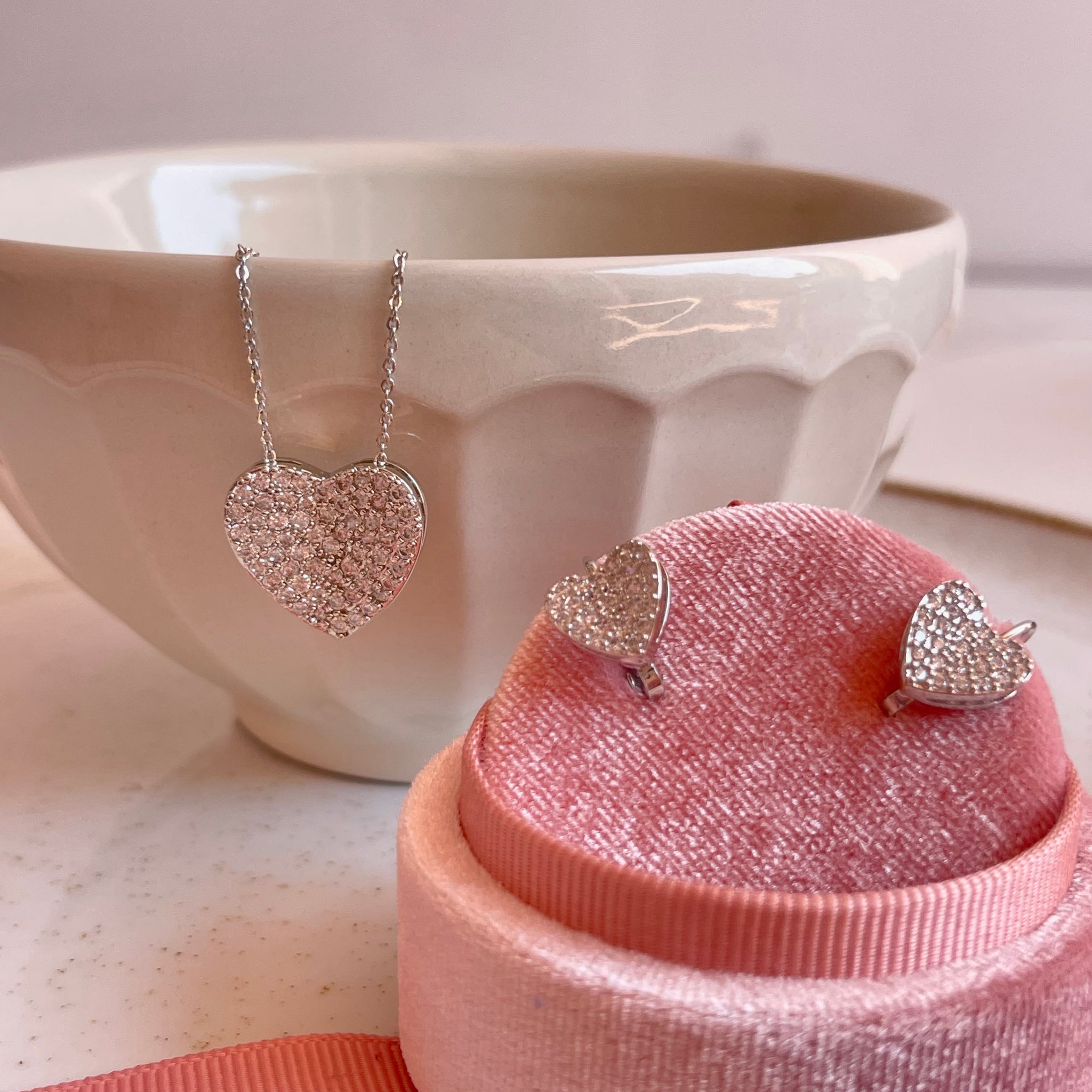 Set Corazón Brillante