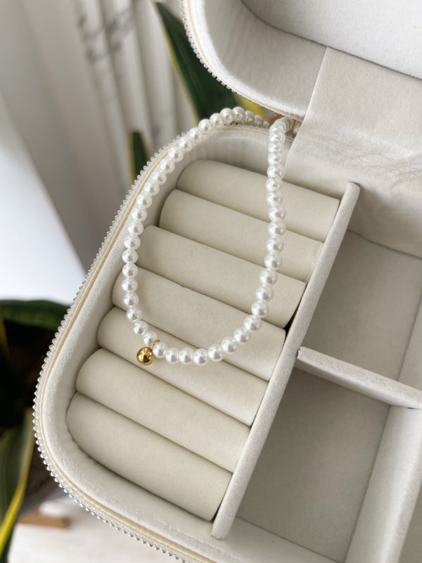 Collar Perlas y Balín