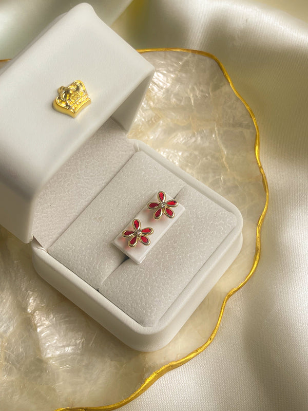 Topitos florecita roja