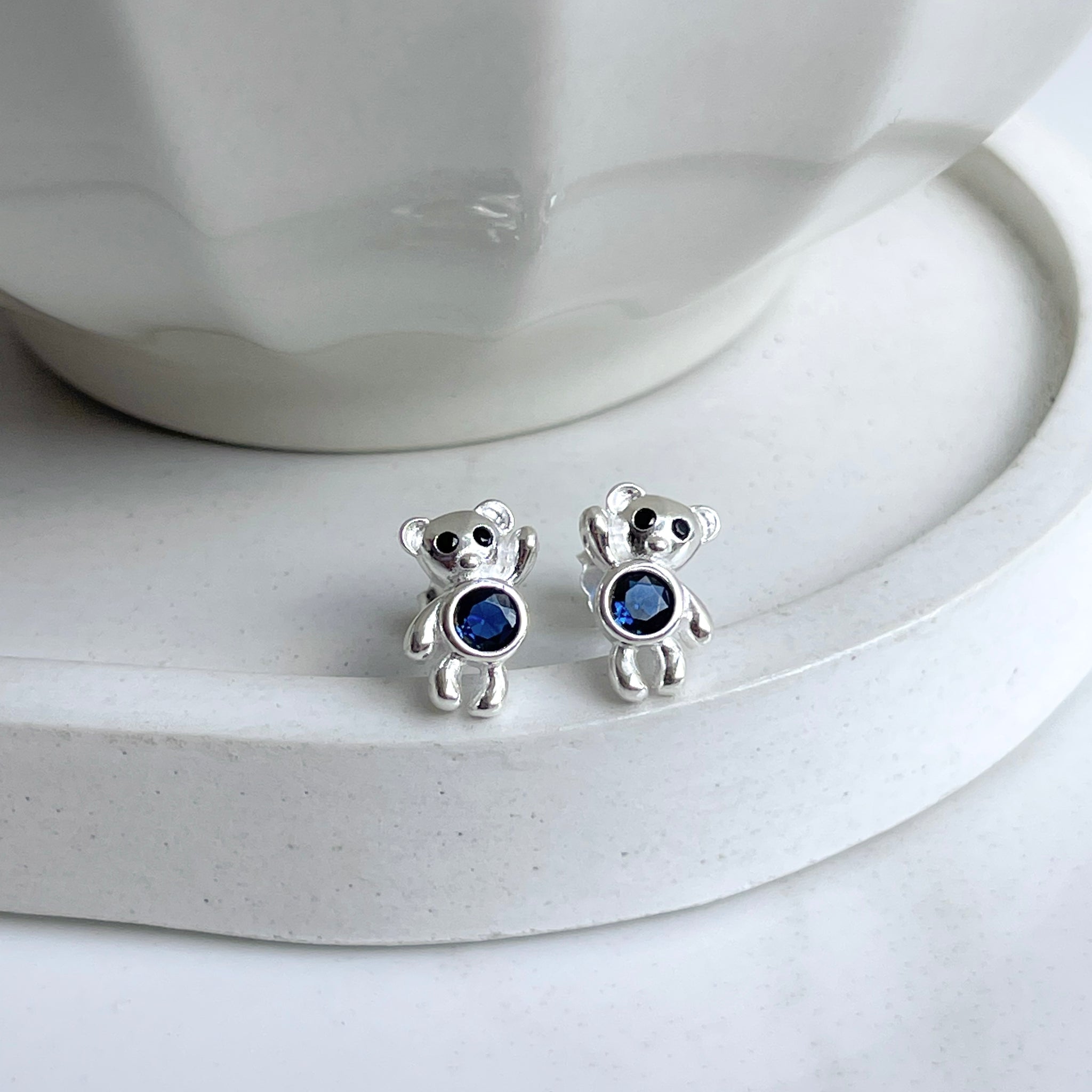 Aretes Osos Azul