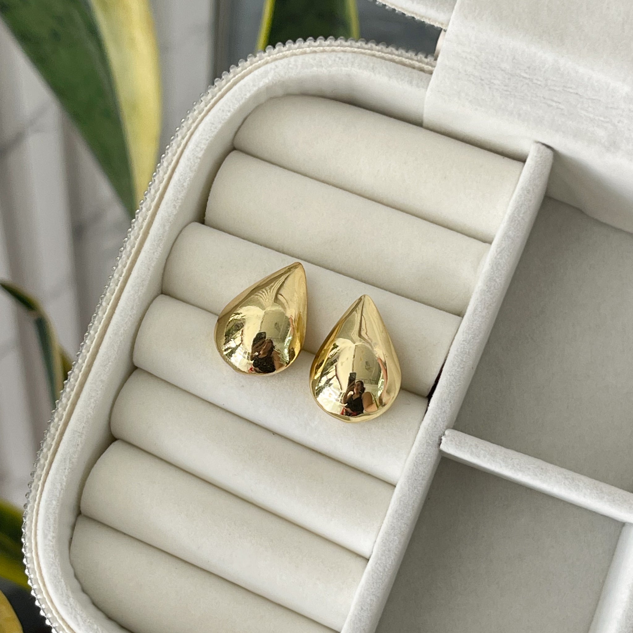 Aretes Gotas Punta