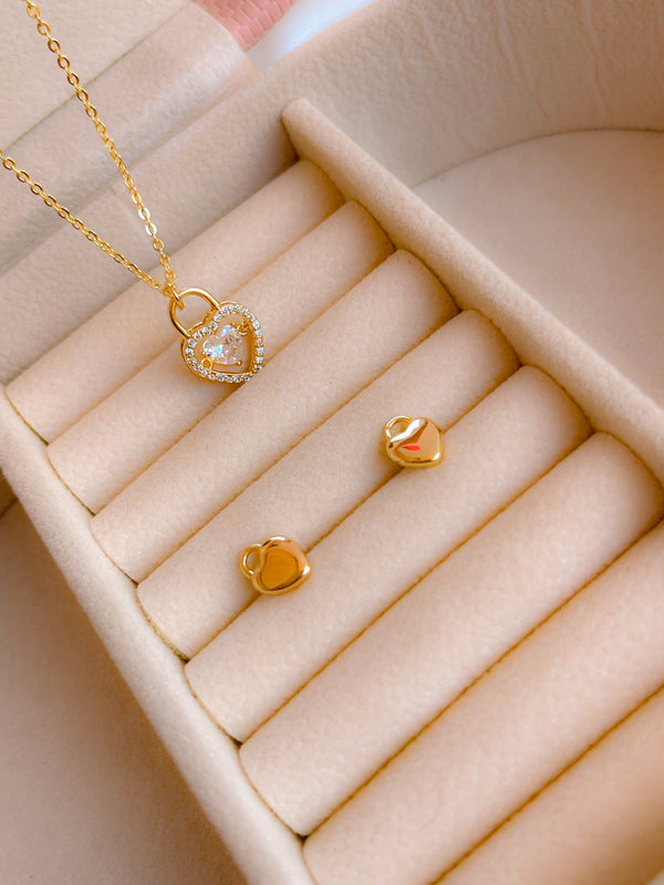 Set candadito de corazón