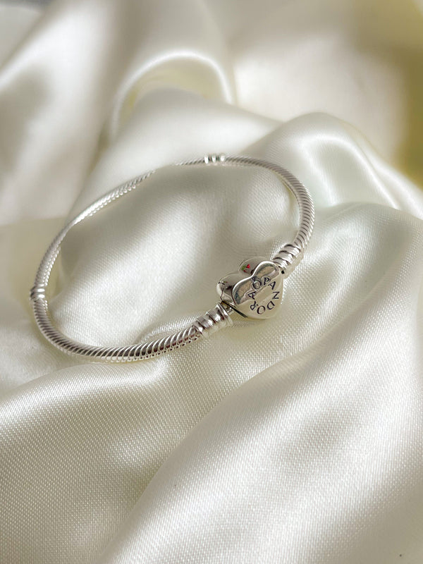 Pulsera corazón brillante Pandora