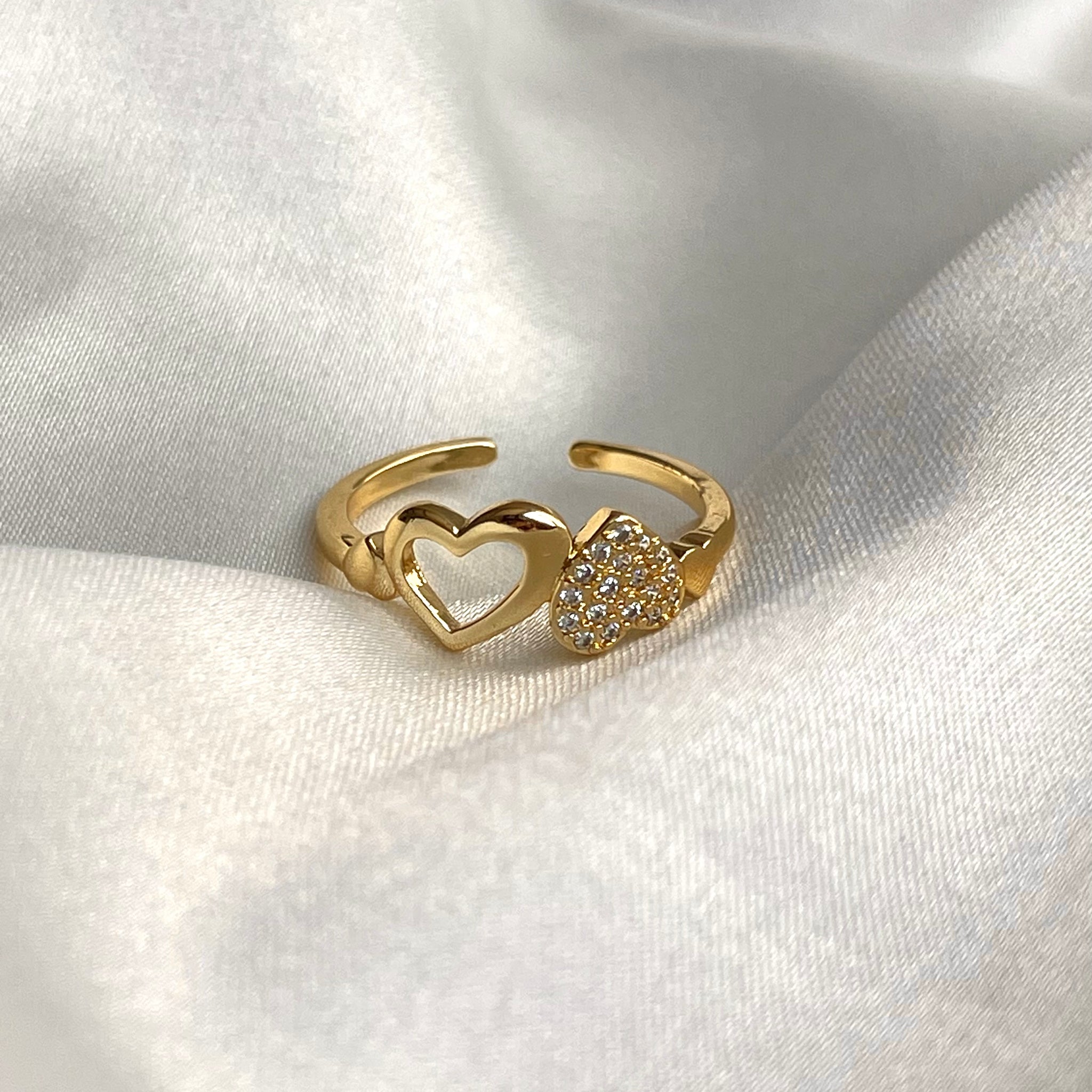 Anillo Triple Corazón