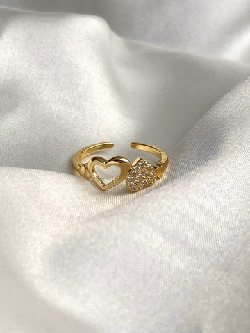 Anillo Triple Corazón