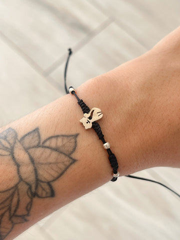 Pulsera Tejida de Gato