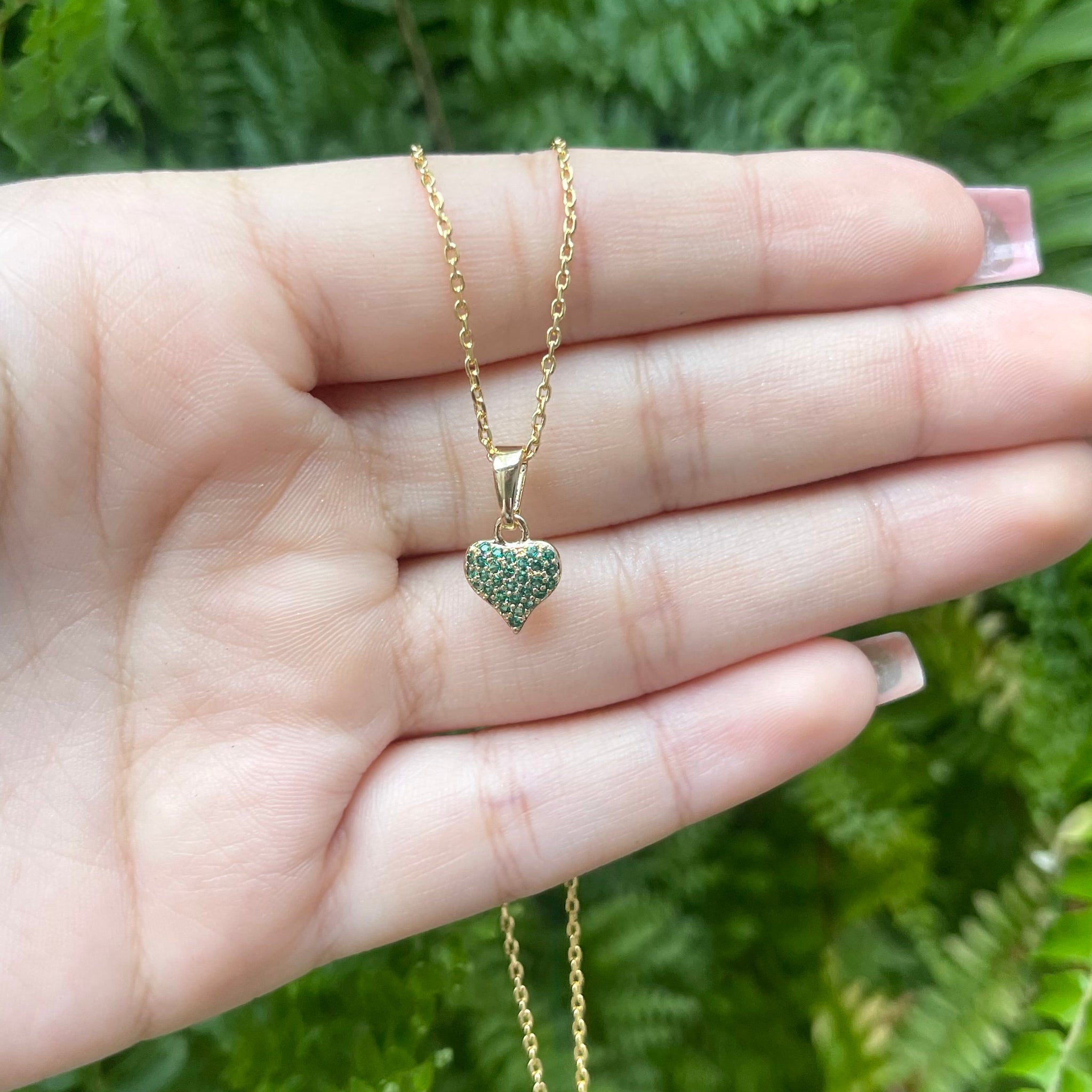 Cadena Eslabón Mini + Dije Corazón