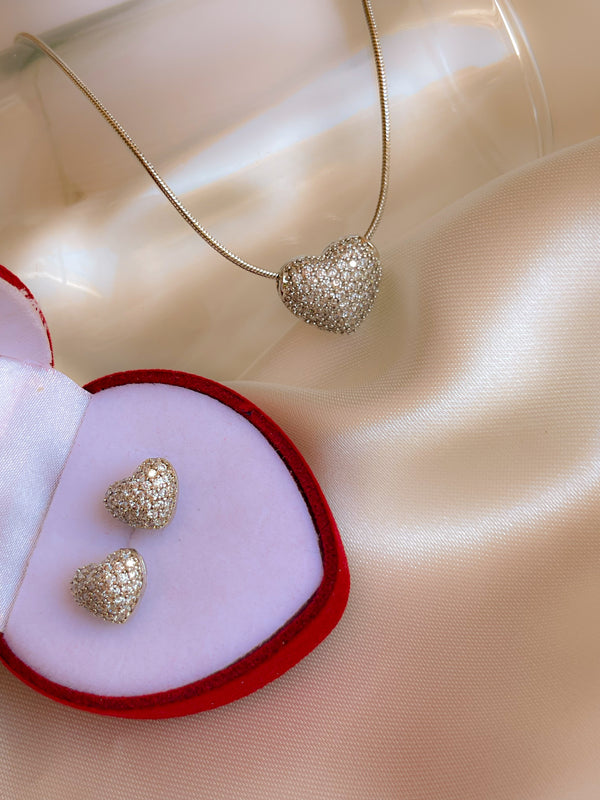 Set corazón de piedritas