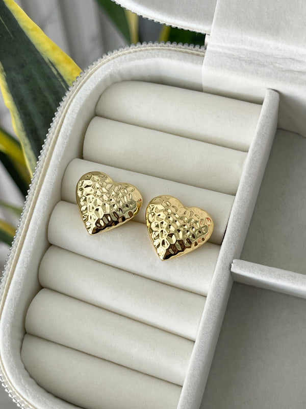 Aretes Corazón Puntos