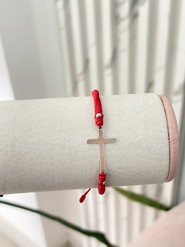 Pulsera Cruz Plata