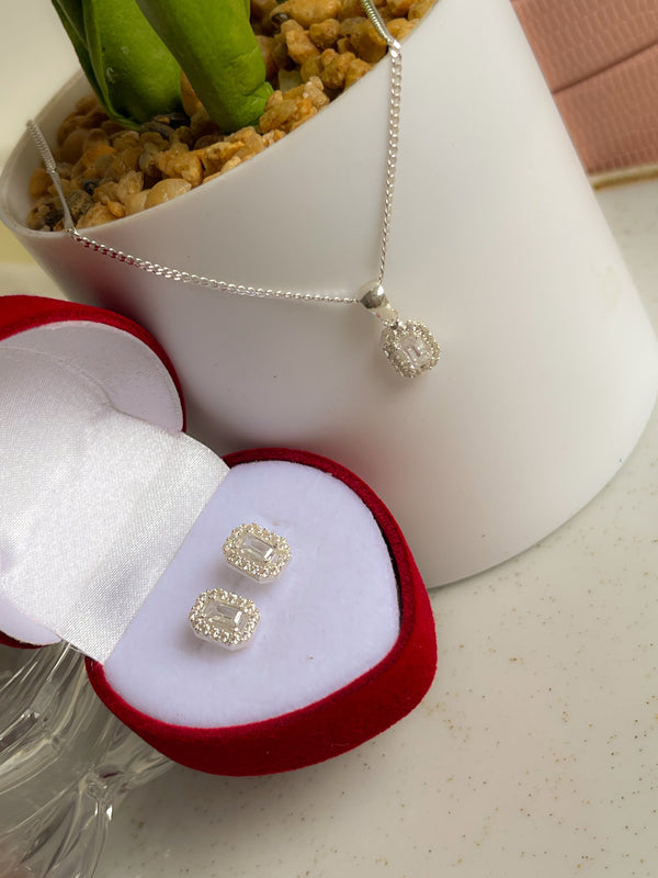 Set cuadrito brillante