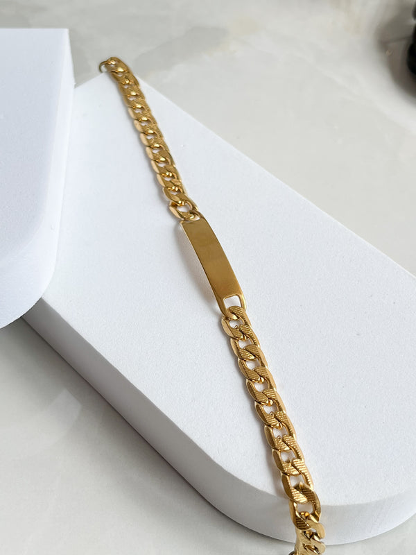 Pulsera Gruesa Dorada