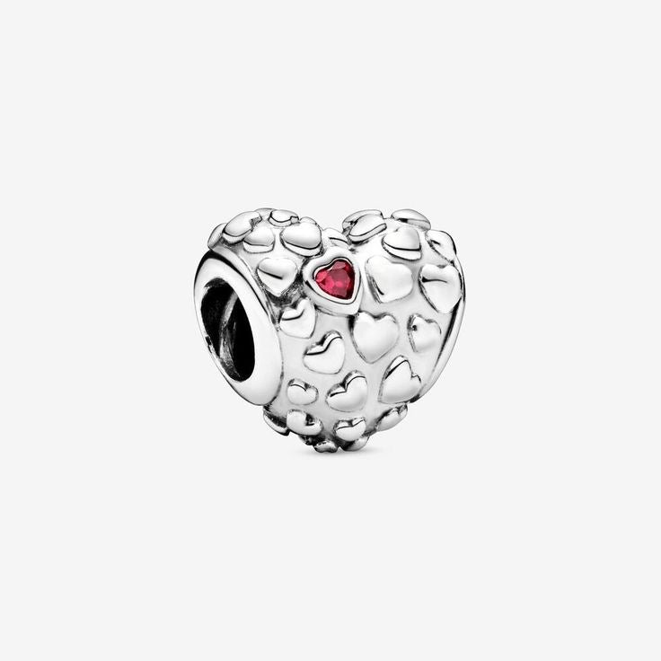 Charm de Corazón Rojo