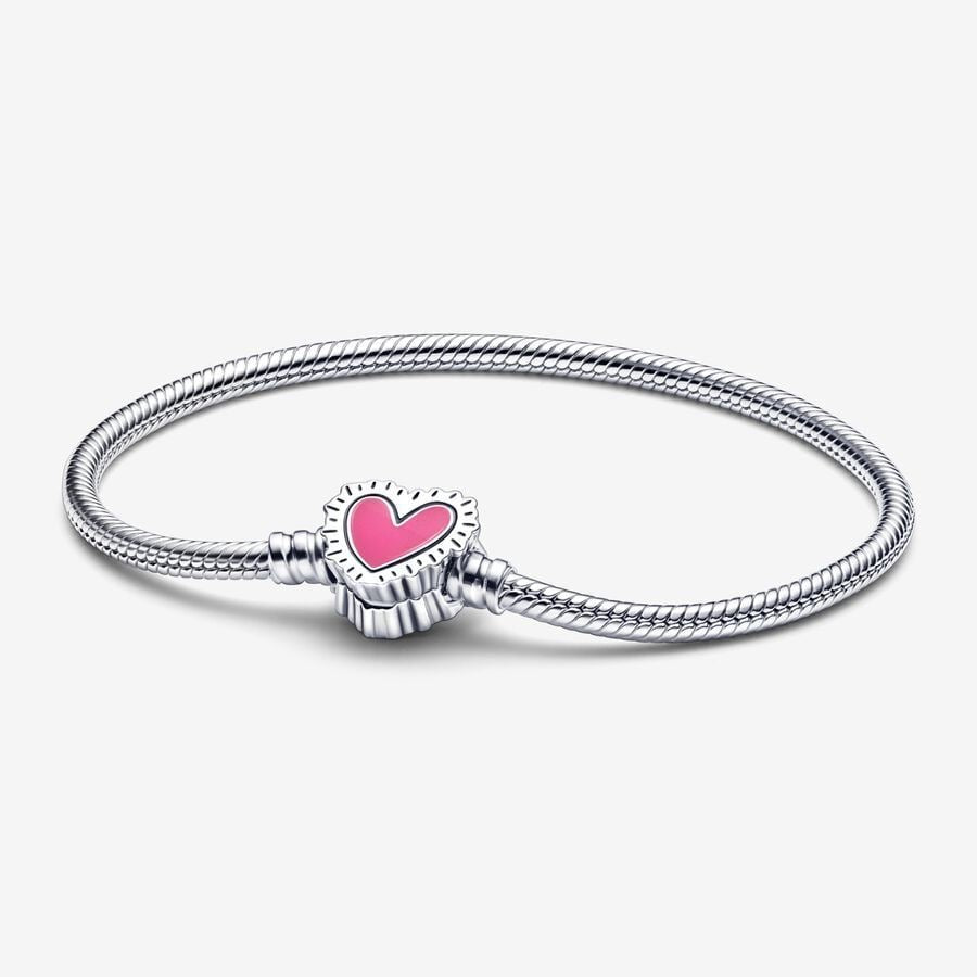 Brazalete de Corazón Rosa