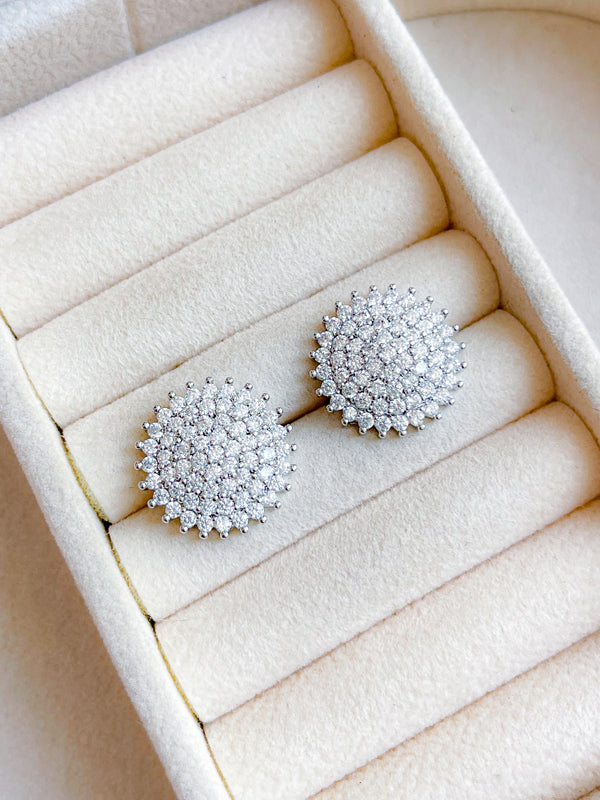 Aretes Bolita Brillante