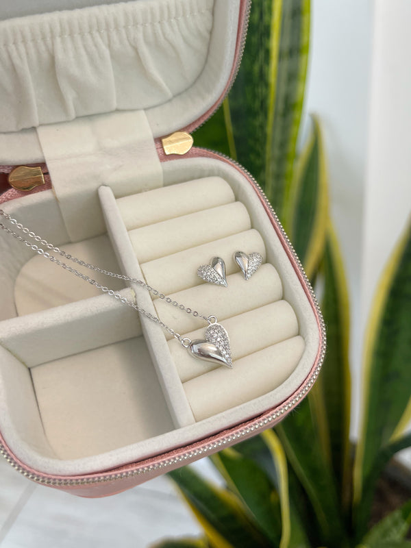 Set de Corazones Brillos