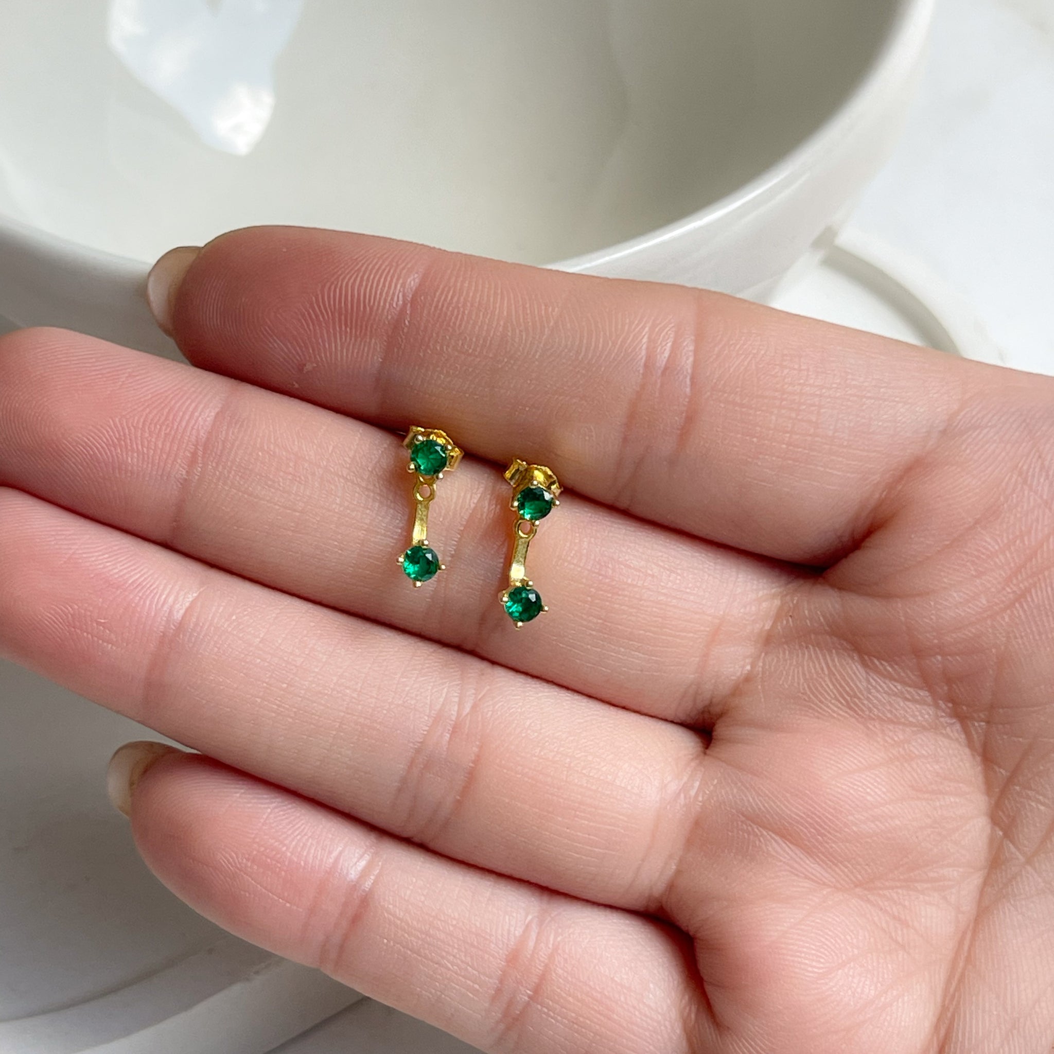 Aretes Emerald