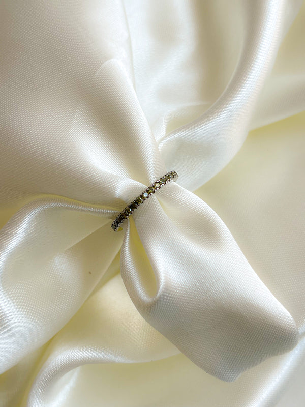 Anillo Piedritas Negras