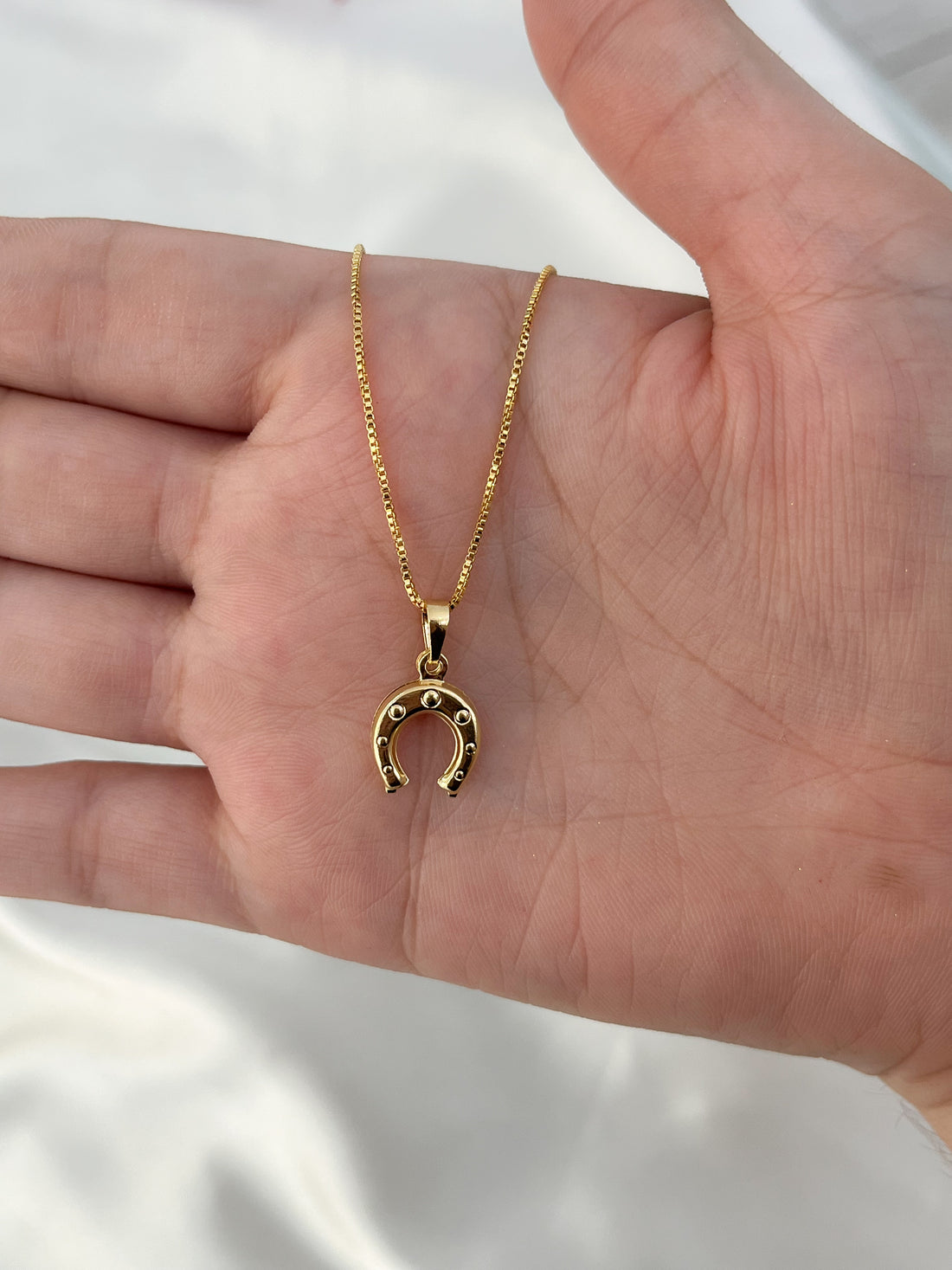 Collar Herradura Oro Laminado