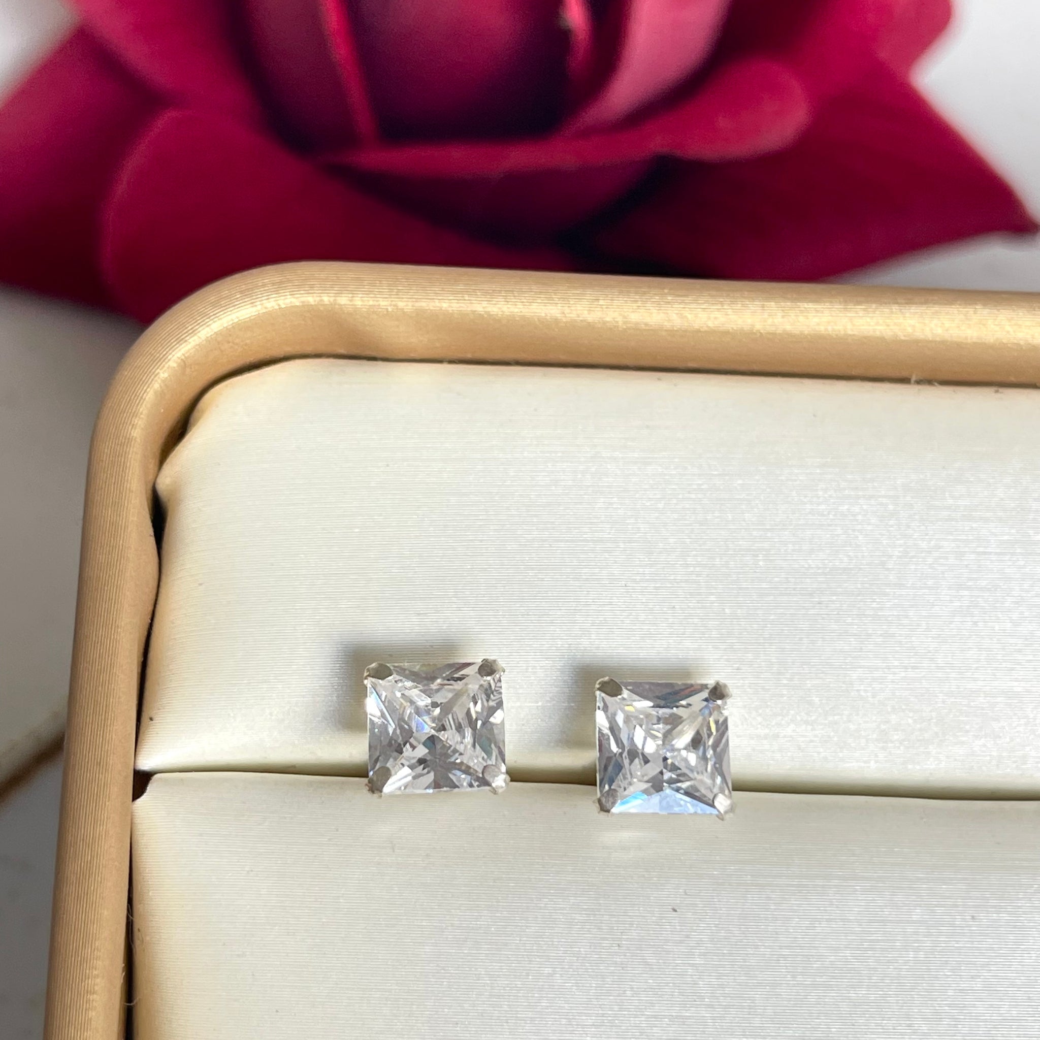 Aretes Cuadrados Grandes