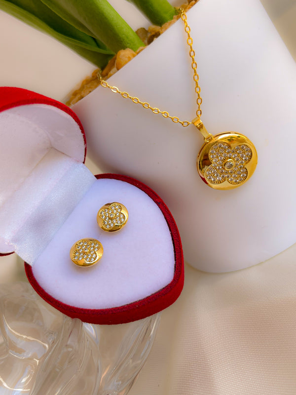 Set trébol brillante