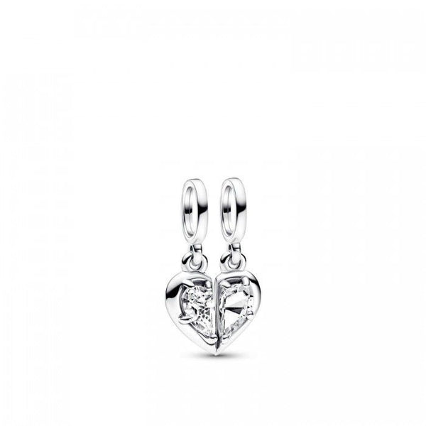 Charm corazón partido P