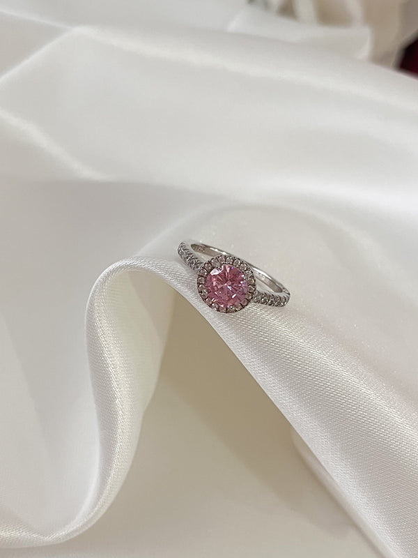 Anillo Redondo Rosado