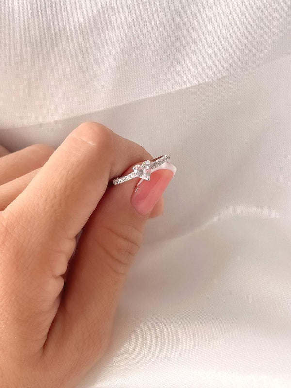 Anillo Aurora Pequeño plateado