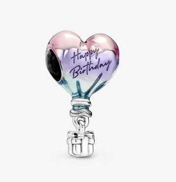 Charm Globo Aerostatico Happy Birthday