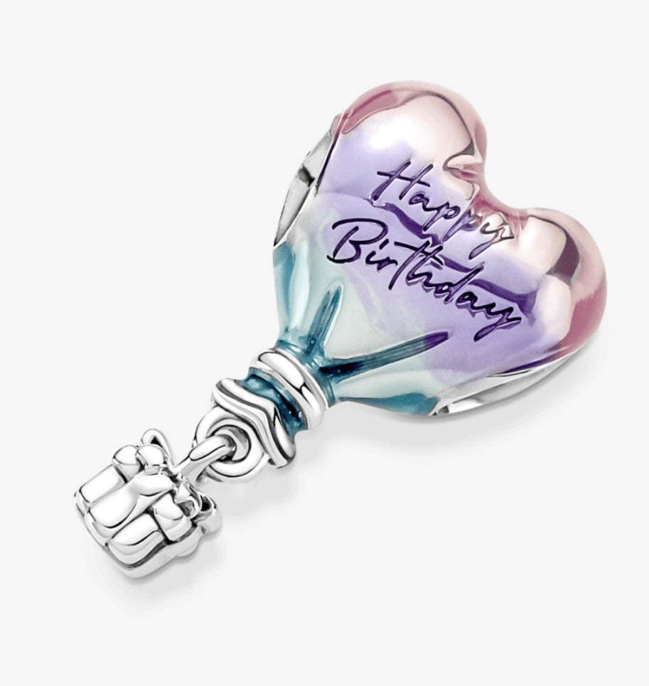 Charm Globo Aerostatico Happy Birthday